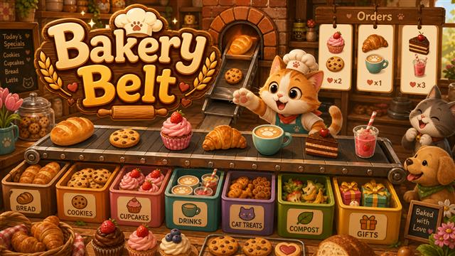 Bakery Belt cozy conveyor sorting game preview
