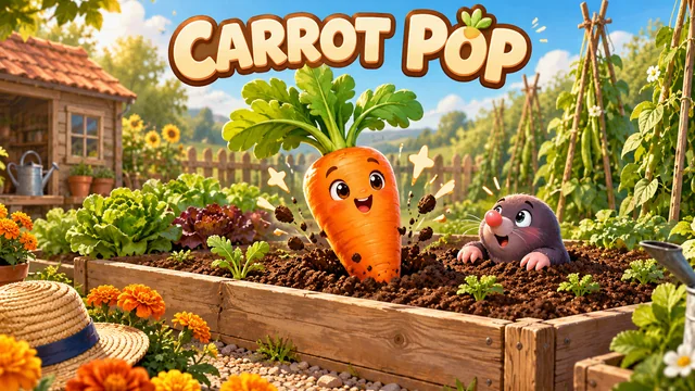 Carrot Pop carrot popping game cover artwork