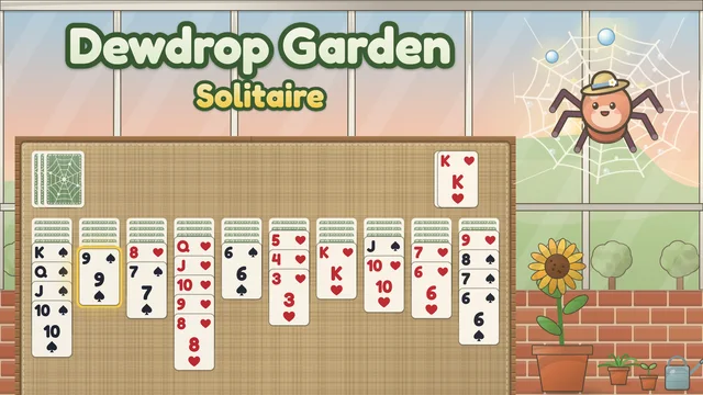 Dewdrop Garden Solitaire spider solitaire cover artwork