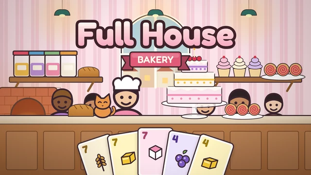 Full House Bakery cozy card baking game cover artwork