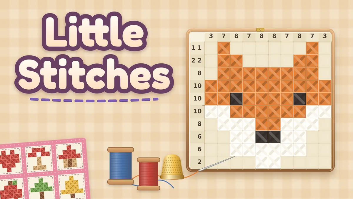 How to Play Nonograms: Little Stitches Guide artwork