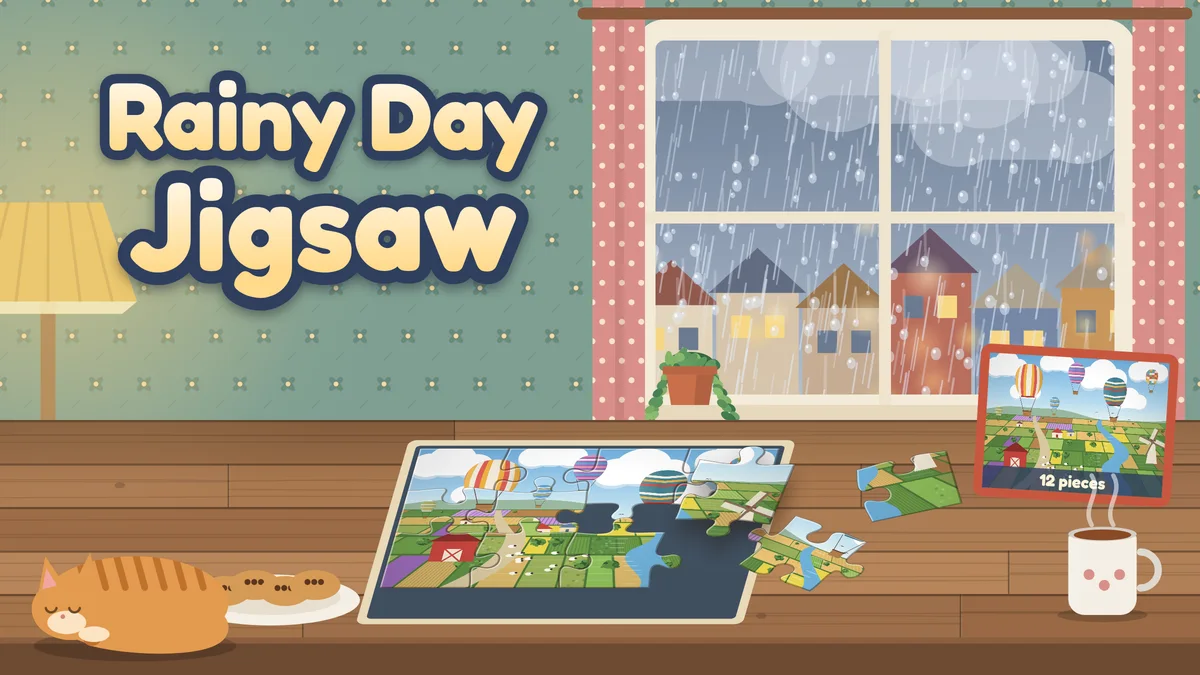 Rainy Day Jigsaw Guide: Edges, Sizes and Hints artwork