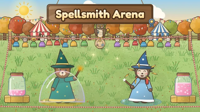 Spellsmith Arena spell casting game cover artwork